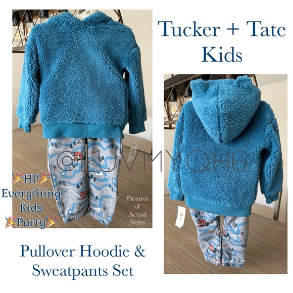 Tucker+Tate Hooded Top Pants Set 🎉HP🎉 - Picture 1 of 4